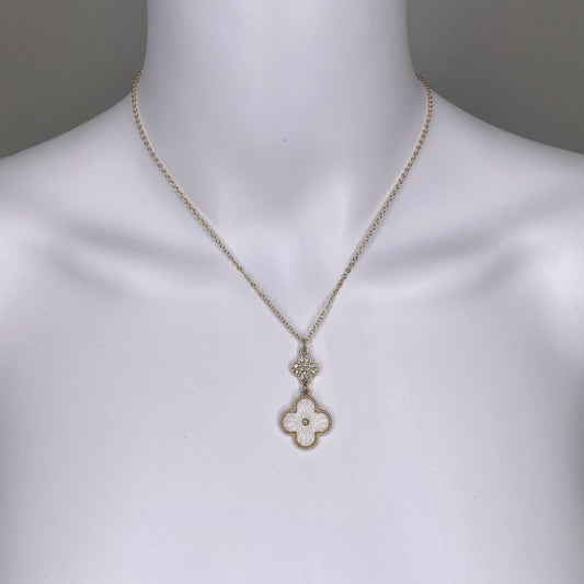 Single Clover Charm Necklace