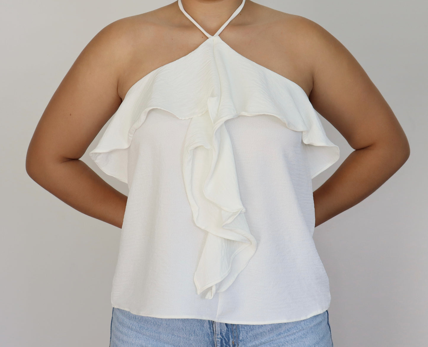 Ruffle Halter Top