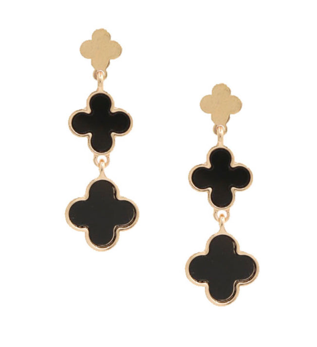 Clover Drop Earrings