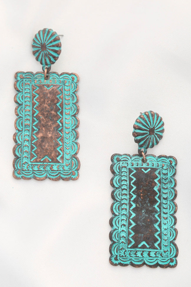 Western Style Metal Earrings