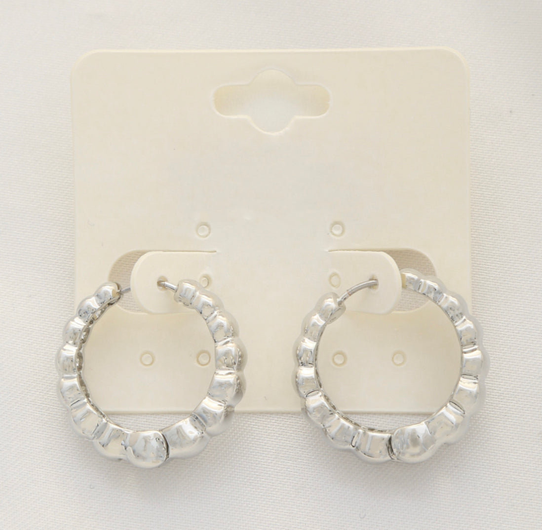 Bubble Hoop Earrings