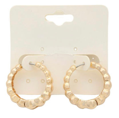 Bubble Hoop Earrings