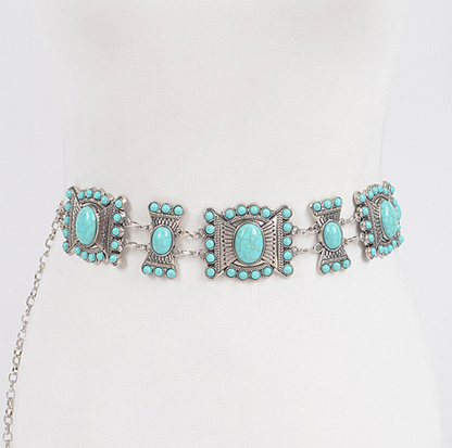 Turquoise Western Chain Belt
