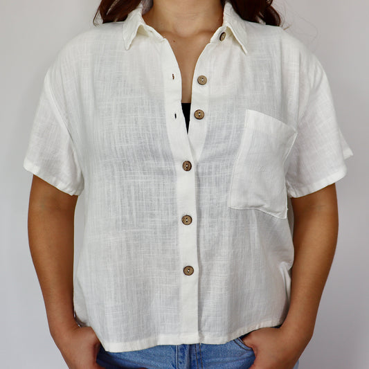 Linen Button Up