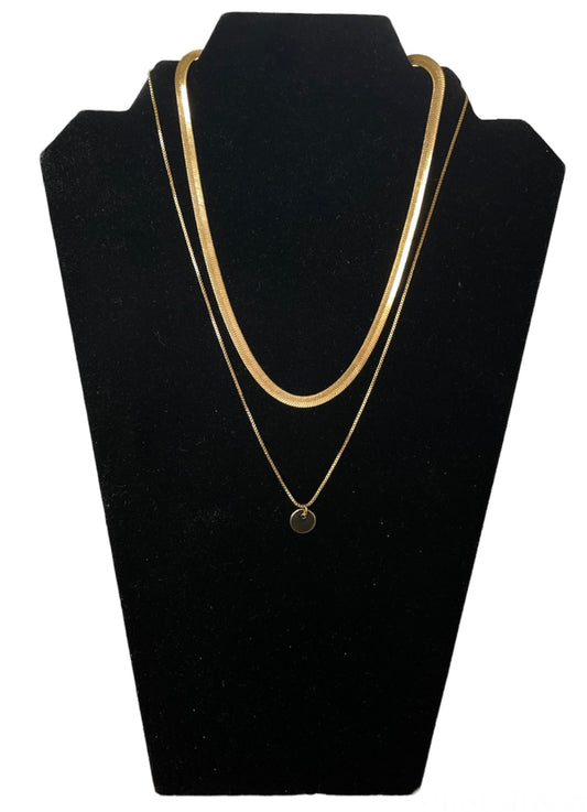 Gold Double Layer Snake Chain